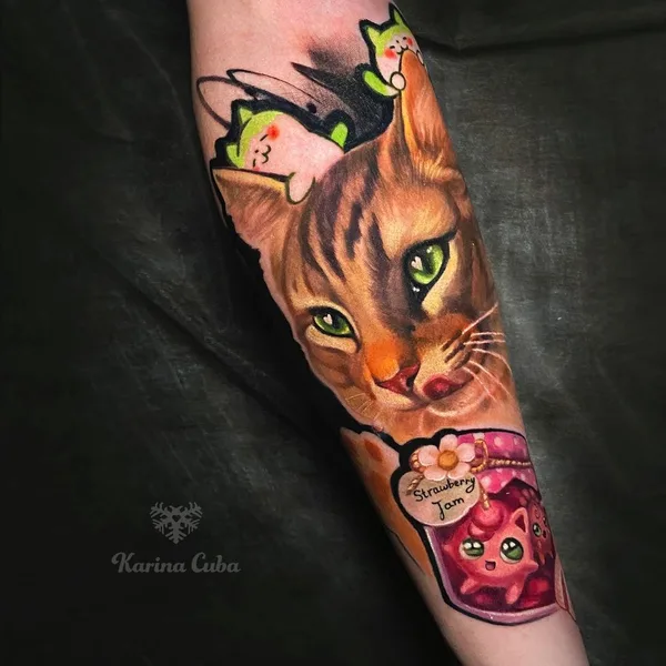 Realism tattoo by Карина Куба  in Омск