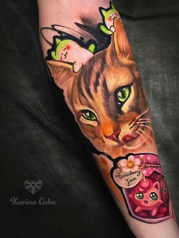 color realism 纹身 在 forearm #45494 | 纹身师 Карина Куба 