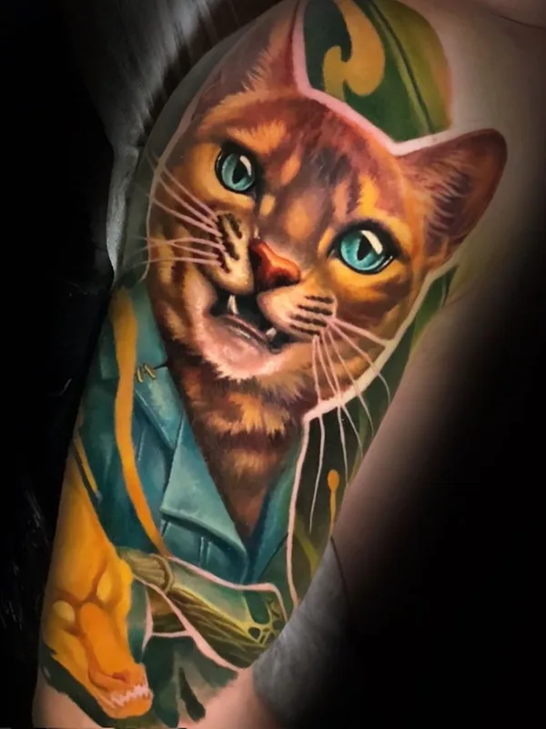 color realism 纹身 在 upper arm #45488 | 纹身师 Карина Куба 