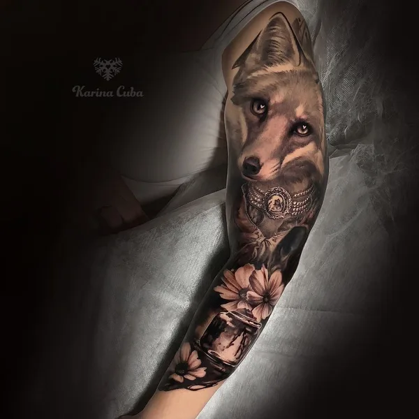 Realism tattoo by Карина Куба  in Омск