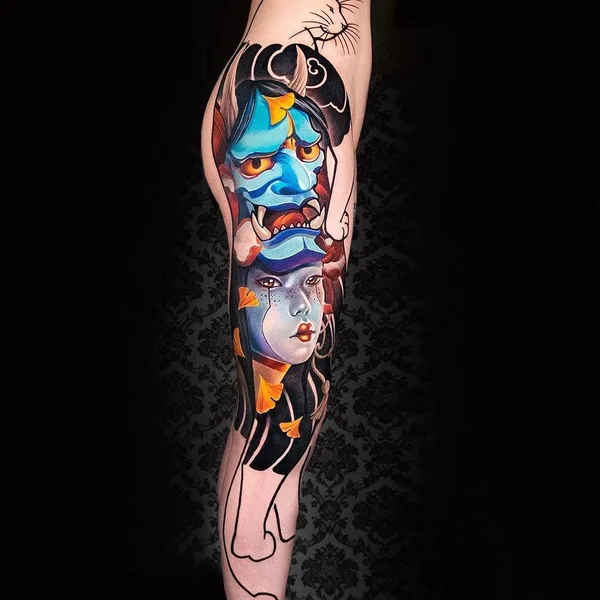 Realism tattoo by Карина Куба  in Омск