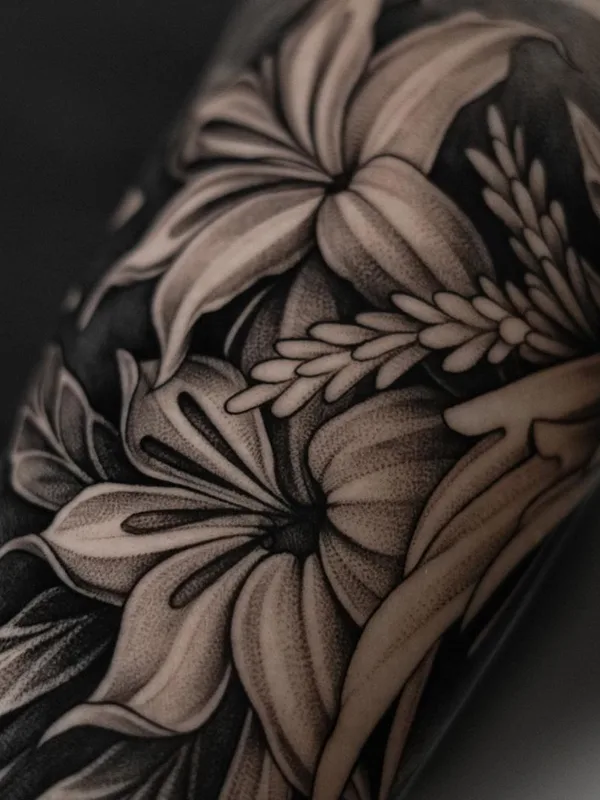 black and grey black and grey татуировка на forearm #45498 | Тату мастер Любава Деркач