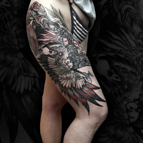 Black tattoo by L.E.A.ink|Ломова Екатерина in Moscow