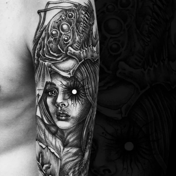 Black tattoo by L.E.A.ink|Ломова Екатерина in Moscow