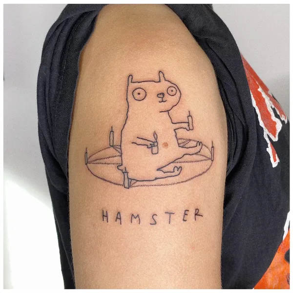 Author's Style tattoo by Bowser in Berlin