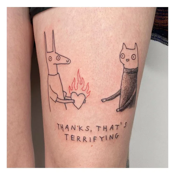 Author's Style tattoo by Bowser in Berlin