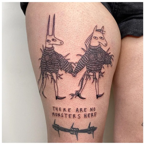 Author's Style tattoo by Bowser in Berlin