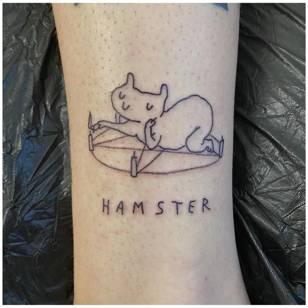 Author's Style tattoo by Bowser in Berlin