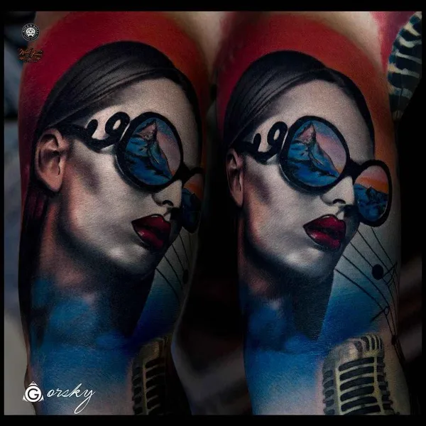 Авторская tattoo by Damian Gorski in London