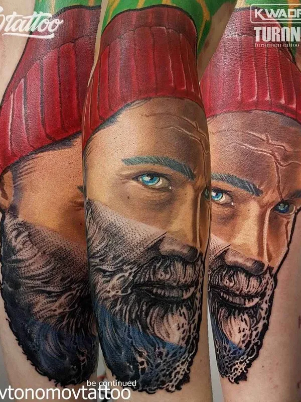male color realism tattoo on forearm #1550 | Tattoo Artist Антон Автономов