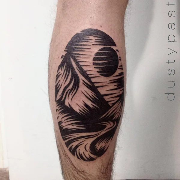 Black tattoo by Евгений Неделько in Katowice