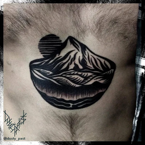 Black tattoo by Евгений Неделько in Katowice