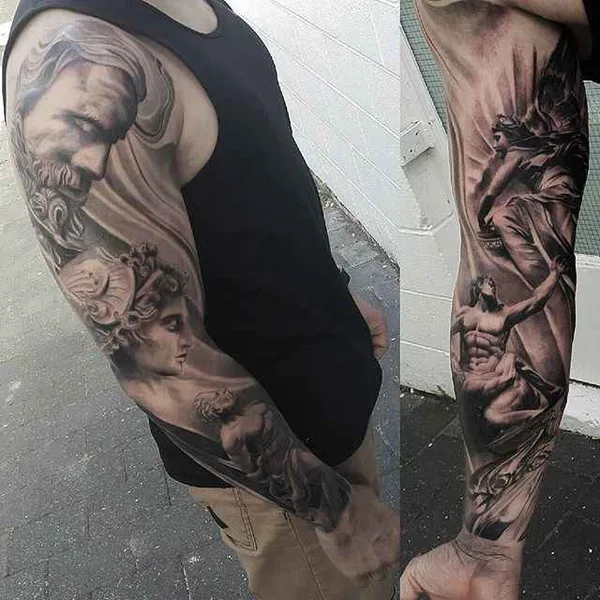 Realism tattoo by Karl van der Linden in Napier