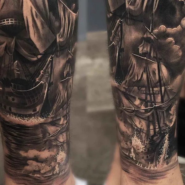 Реализм tattoo by Gabriel Gonzalez in Hollywood
