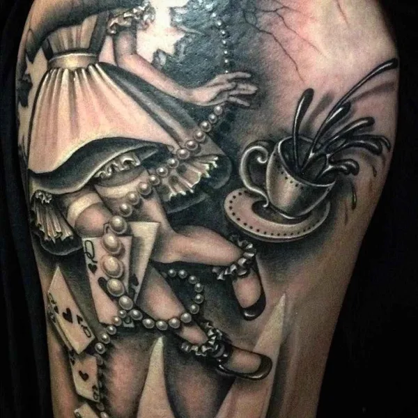 Black tattoo by Ryan Ashley Malarkey