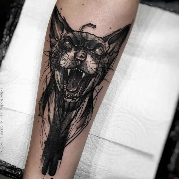 Watercolor tattoo by Felipe Rodrigues (Fe Rod) in São Paulo