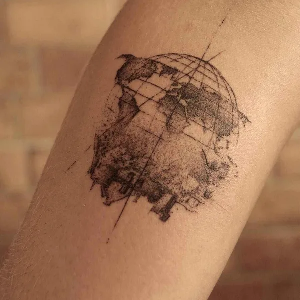 Minimalism tattoo by La Bottega dell'Arte in Goiânia
