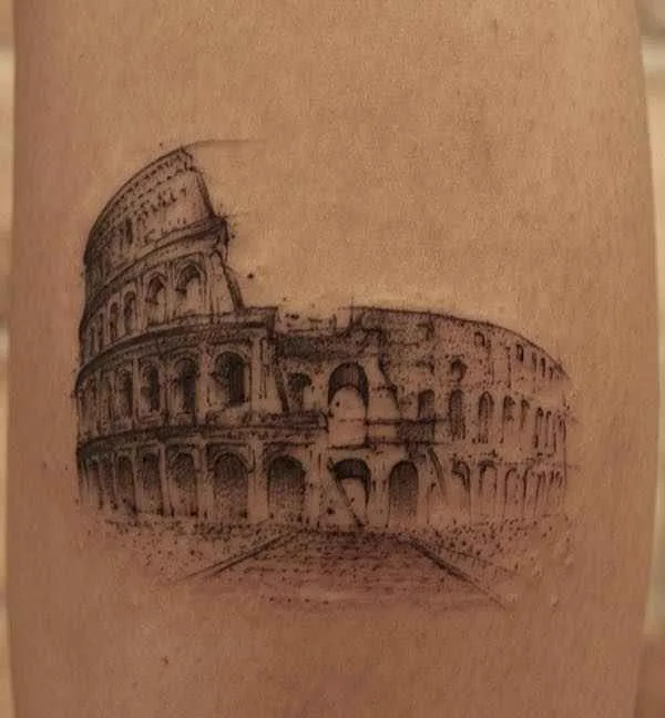 black and grey sketch tatouage sur forearm #9332 | Artiste tatoueur La Bottega dell'Arte