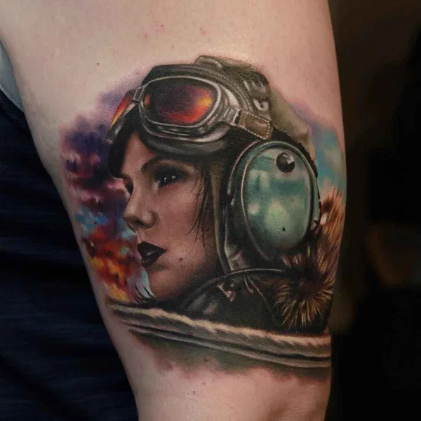 Realism tattoo by Rich Pineda in Yucca Valley
