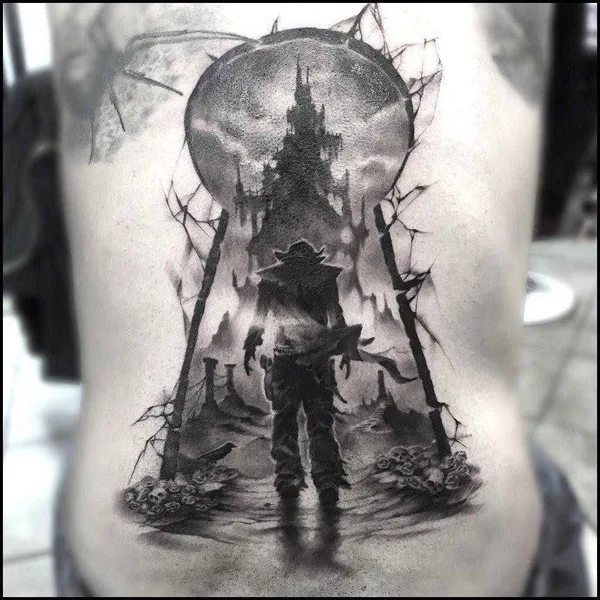 Хоррор tattoo by Matt Mrowka in New York City