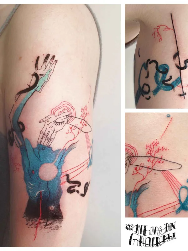 Author's Style tattoo by Maison Métamose in Paris