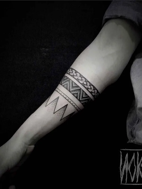 Ornamental tattoo by Noksi in Bordeaux