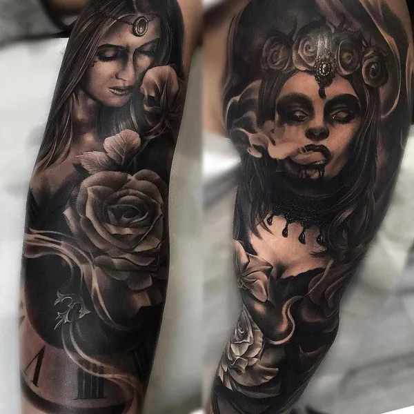 Реализм tattoo by Gabriel Gonzalez in Hollywood