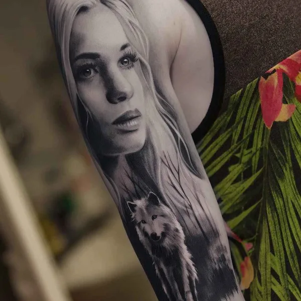 Realism tattoo by Silvano Fiato in Genova