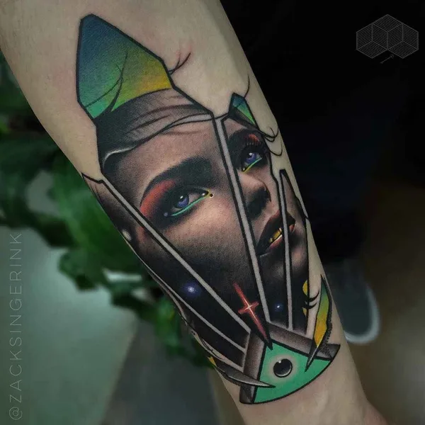 Realism tattoo by Zack Singer in Dallas