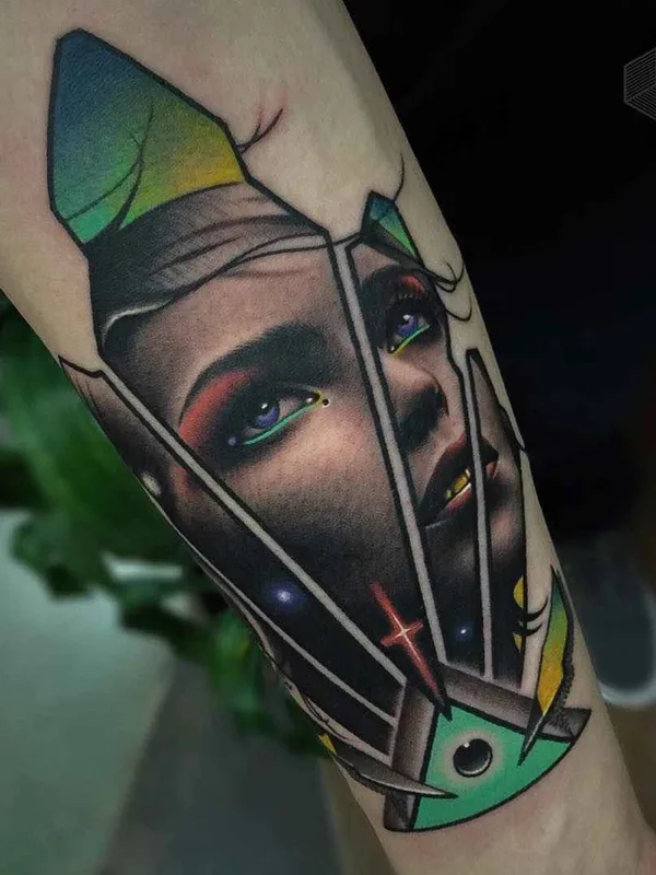 female color realism Tatuaggio su forearm #1809 | Tatuatore Zack Singer
