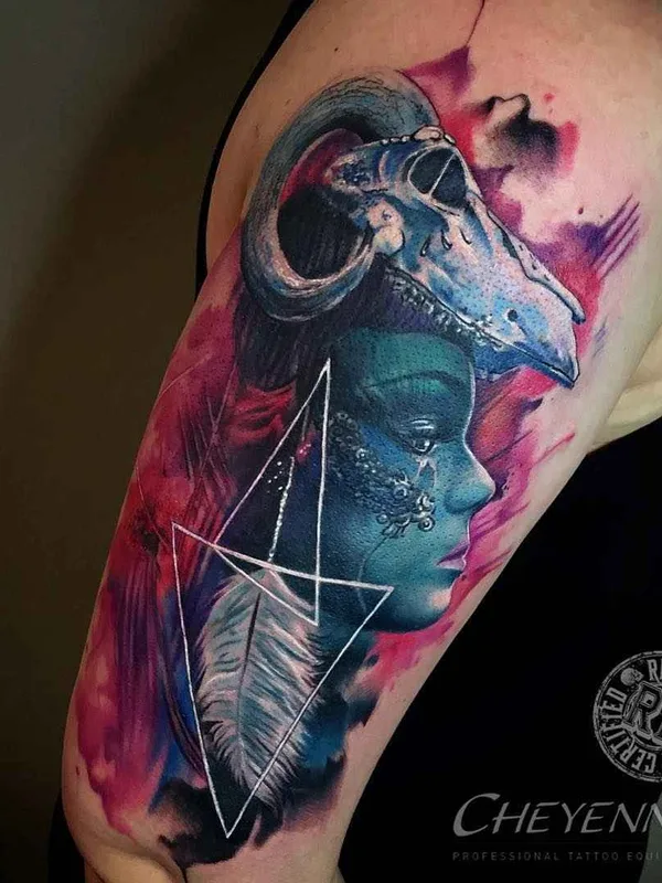 Реализм tattoo by David Giersch in Berlin