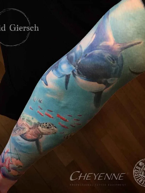 Реализм tattoo by David Giersch in Berlin