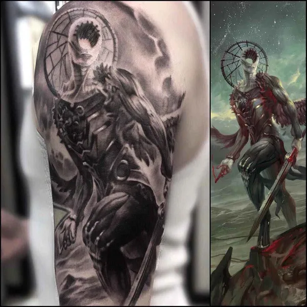 Хоррор tattoo by Matt Mrowka in New York City