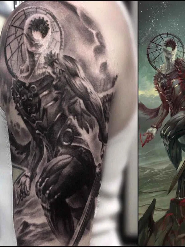 Horror tattoo by Matt Mrowka in New York City