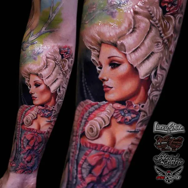Portrait tattoo by Олег Шепеленко in Ростов-на-Дону