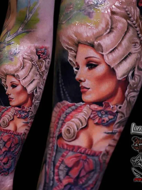 female color realism татуировка на forearm #4498 | Тату мастер Олег Шепеленко