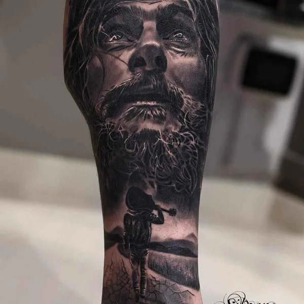 Realism tattoo by Silvano Fiato in Genova
