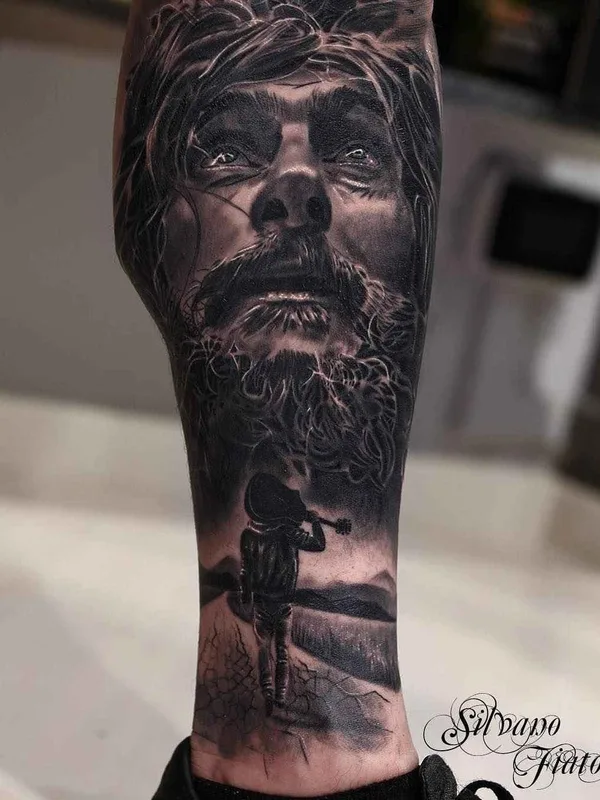 black and grey realism tatouage sur forearm #13038 | Artiste tatoueur Silvano Fiato