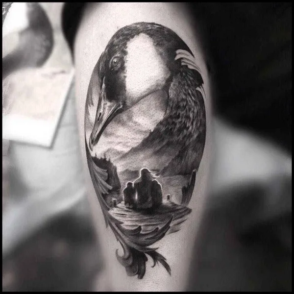 Хоррор tattoo by Matt Mrowka in New York City