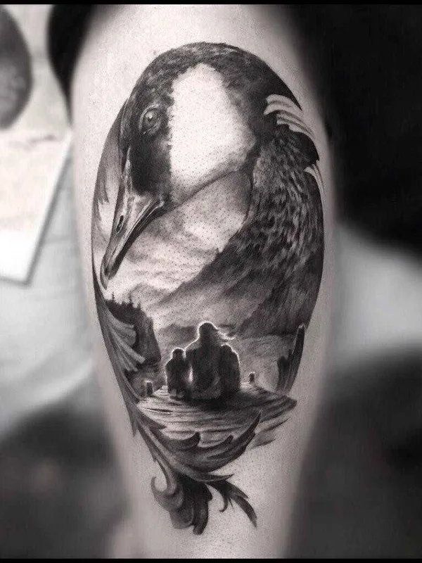 Horror tattoo by Matt Mrowka in New York City