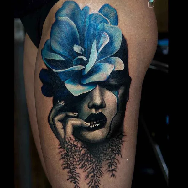 Авторская tattoo by Damian Gorski in London