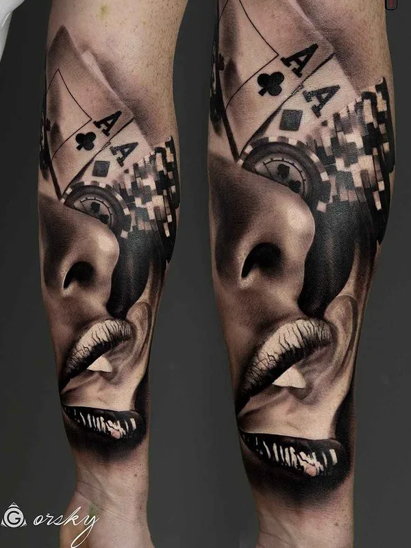 black and grey realism tatouage sur forearm #1113 | Artiste tatoueur Damian Gorski