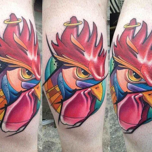 New School tattoo by Matej Martius in Trnava