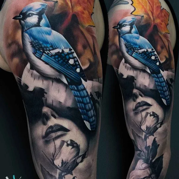 Авторская tattoo by Damian Gorski in London