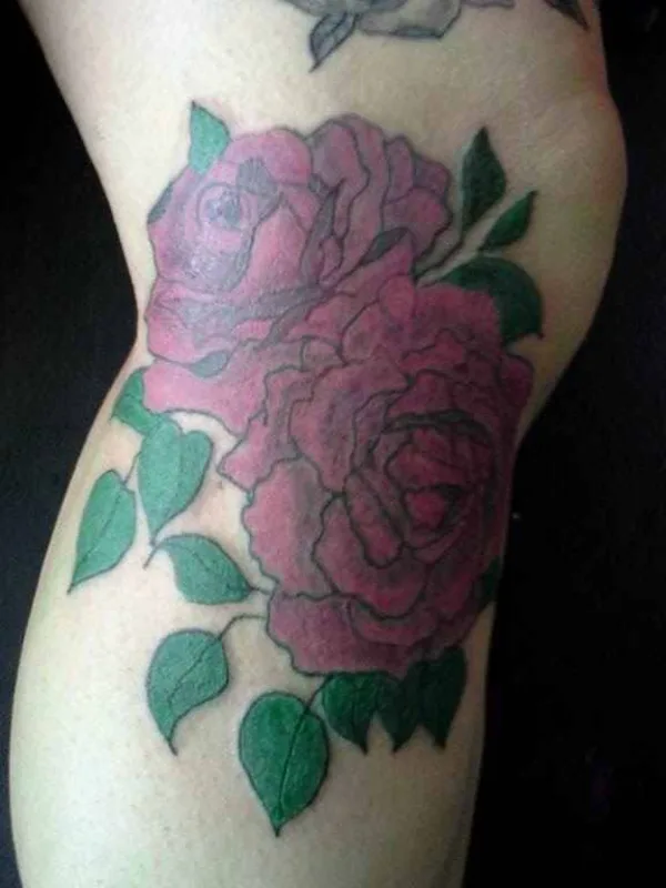 color botanic Tatuagem em thigh #16695 | Tatuador Patrícia Yutaka
