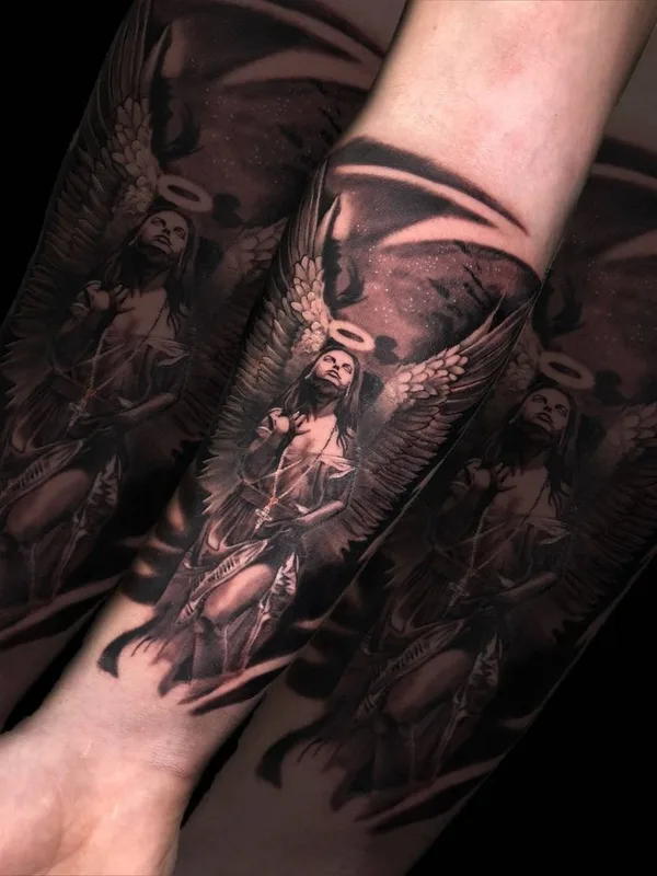 black and grey realism 타투 부위 forearm #34476 | 타투이스트 Анатолий Громов