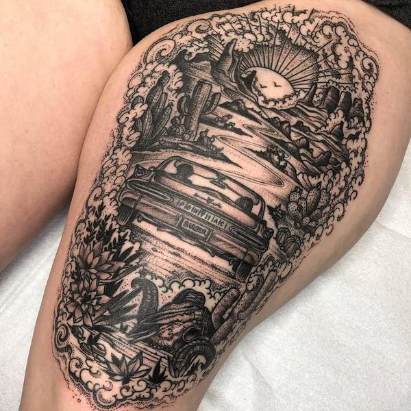 Author's Style tattoo by Joseph Haefs in Las Vegas