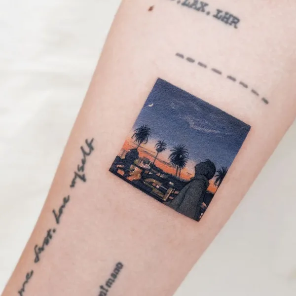 miniature tattoo by Hansan in Seoul