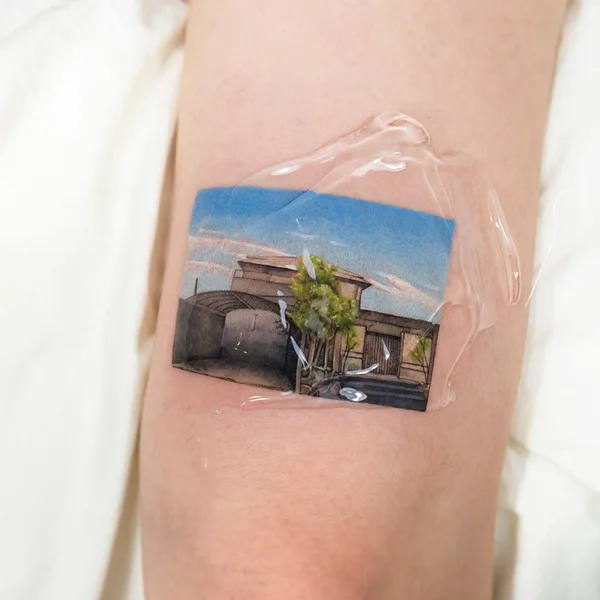 miniature tattoo by Hansan in Seoul