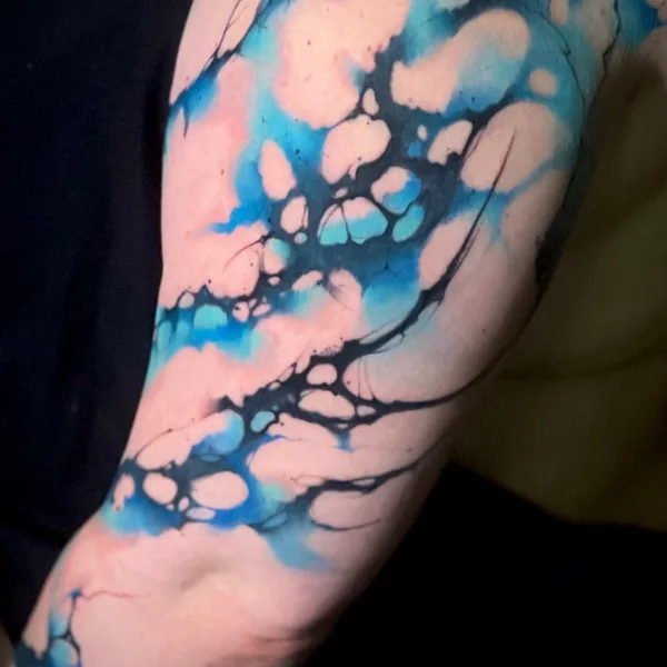 Abstract tattoo by Антон Ковригин (Yellow Dog) in Краснодар